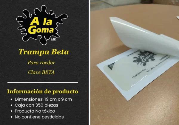 Trampa Beta Para roedor CAJA CON 350 PIEZAS
