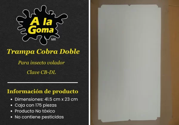 Trampa Cobra Doble​ Para insecto volador CAJA CON 175 PIEZAS