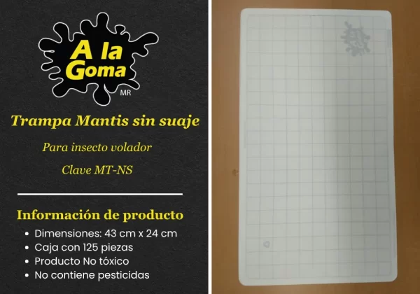 Trampa Mantis sin suaje Para insecto volador CAJA CON 125 PIEZAS