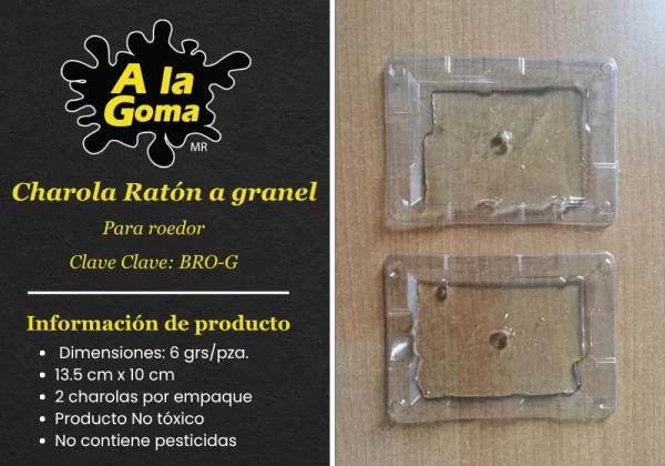 Charola Ratón a granel Para roedor 2 PIEZAS